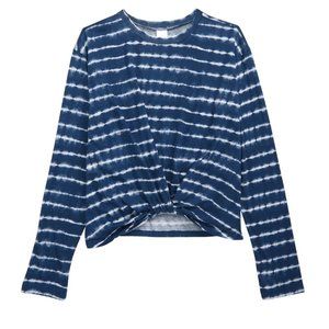Nordstrom Kid's Striped Twist Knot Crewneck Large